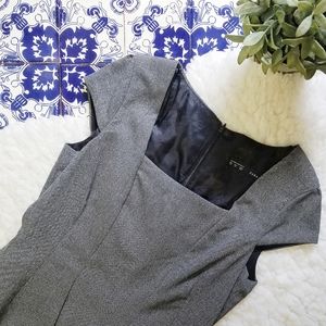 ZARA NWT gray business dress